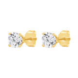 3/4 CT. T.W. Certified Brilliant Cut Lab Created Hybrid Diamond Stud Earrings