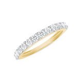 1 CT. T.W. Ladies 14-Pronged Diamond Top Band