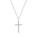 1/4 CT. T.W. Diamond Cross Pendant