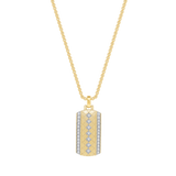 2/5 CT. T.W. Fancy Egyptian Diamond Bar Pendant