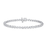 1 CT. T.W. Ladies Fashion Diamond Tennis Bracelet