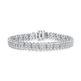 1-1/20 CT. T.W. Ladies 3-Diamond "S" Link Tennis Bracelet