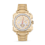 Gents Aqua Master Gold-Tone Diamond Fashion Chronograph Watch